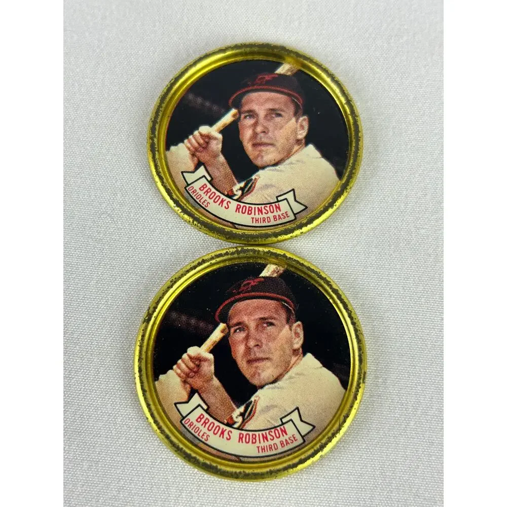 1964 Topps Baseball Coin Lot Brooks Robinson Luis Aparicio Orioles - Picture 2 of 5